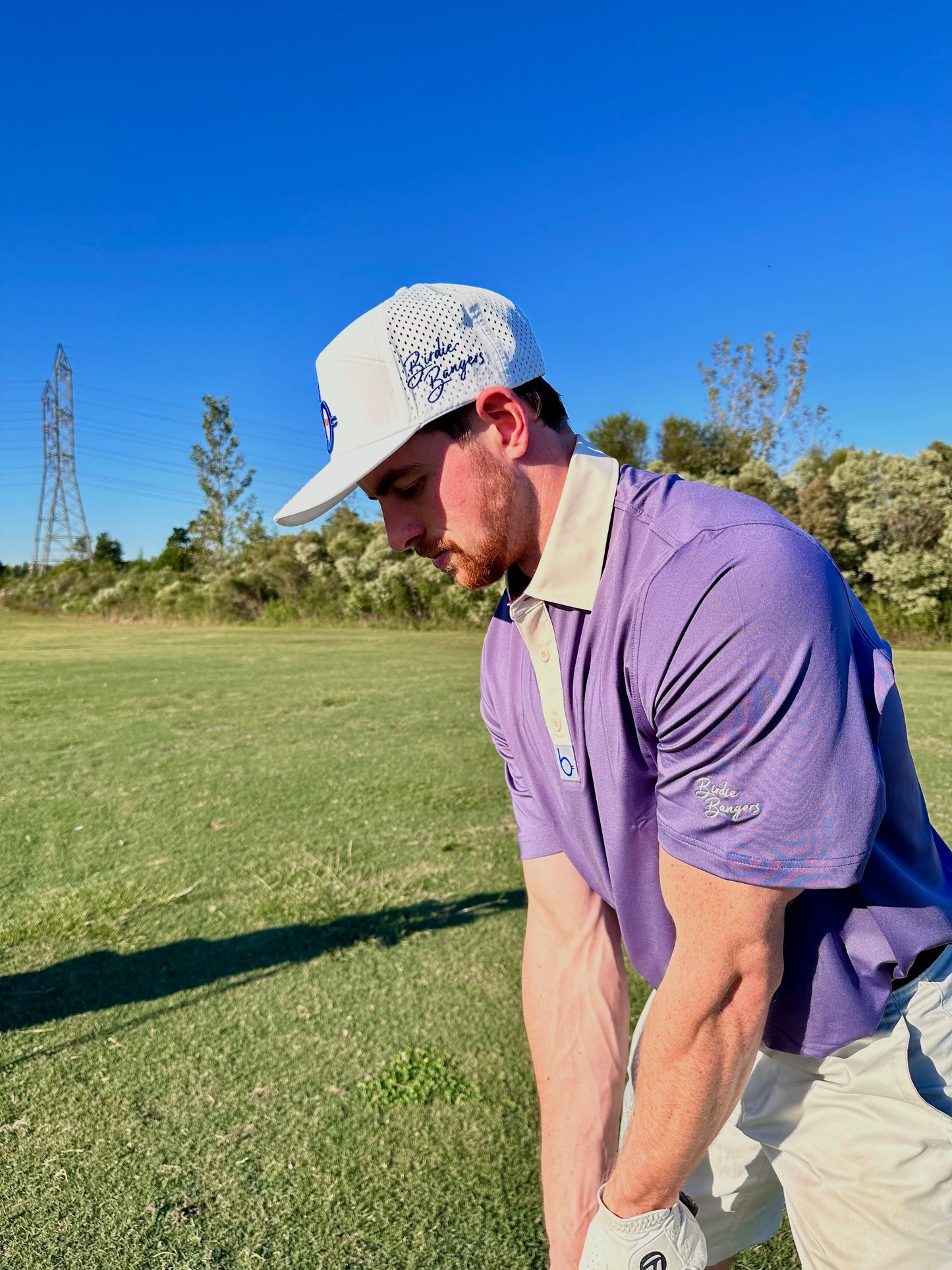 Triple B Polo Purple/Cream