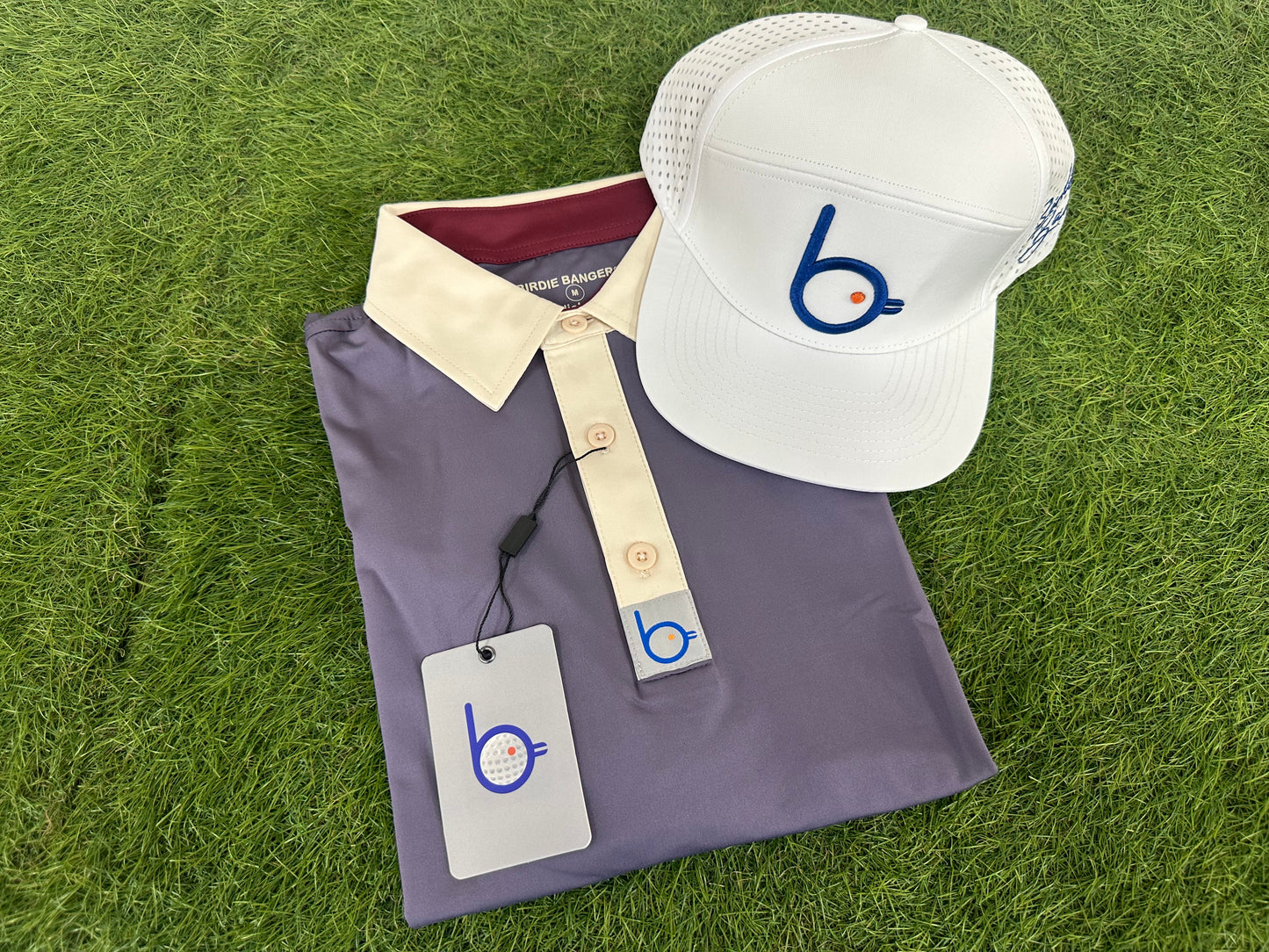 Triple B Polo Purple/Cream