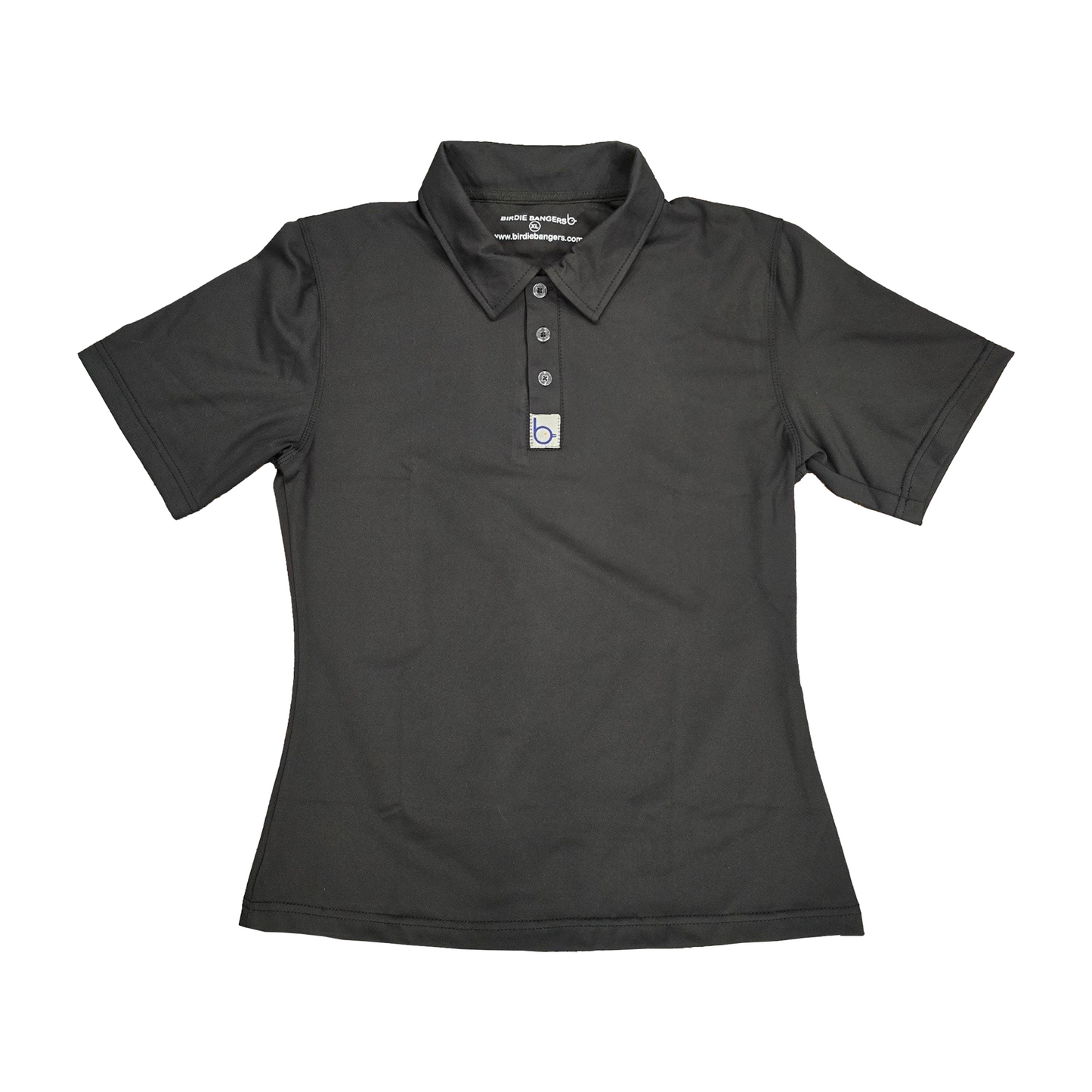 Women's Black Polo