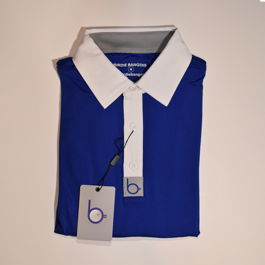 Triple B Polo Royal/White